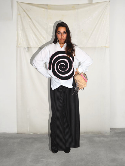 košeľa so špirálou