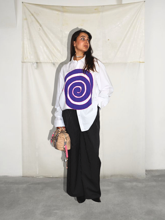 košeľa so špirálou