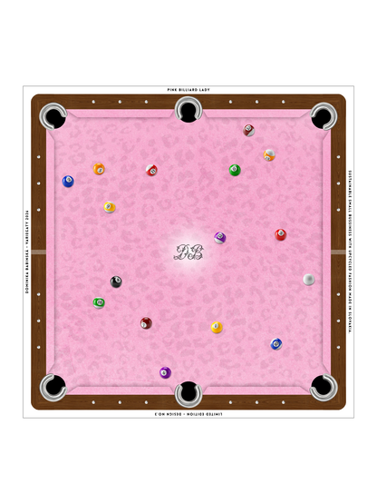 pink billiard lady