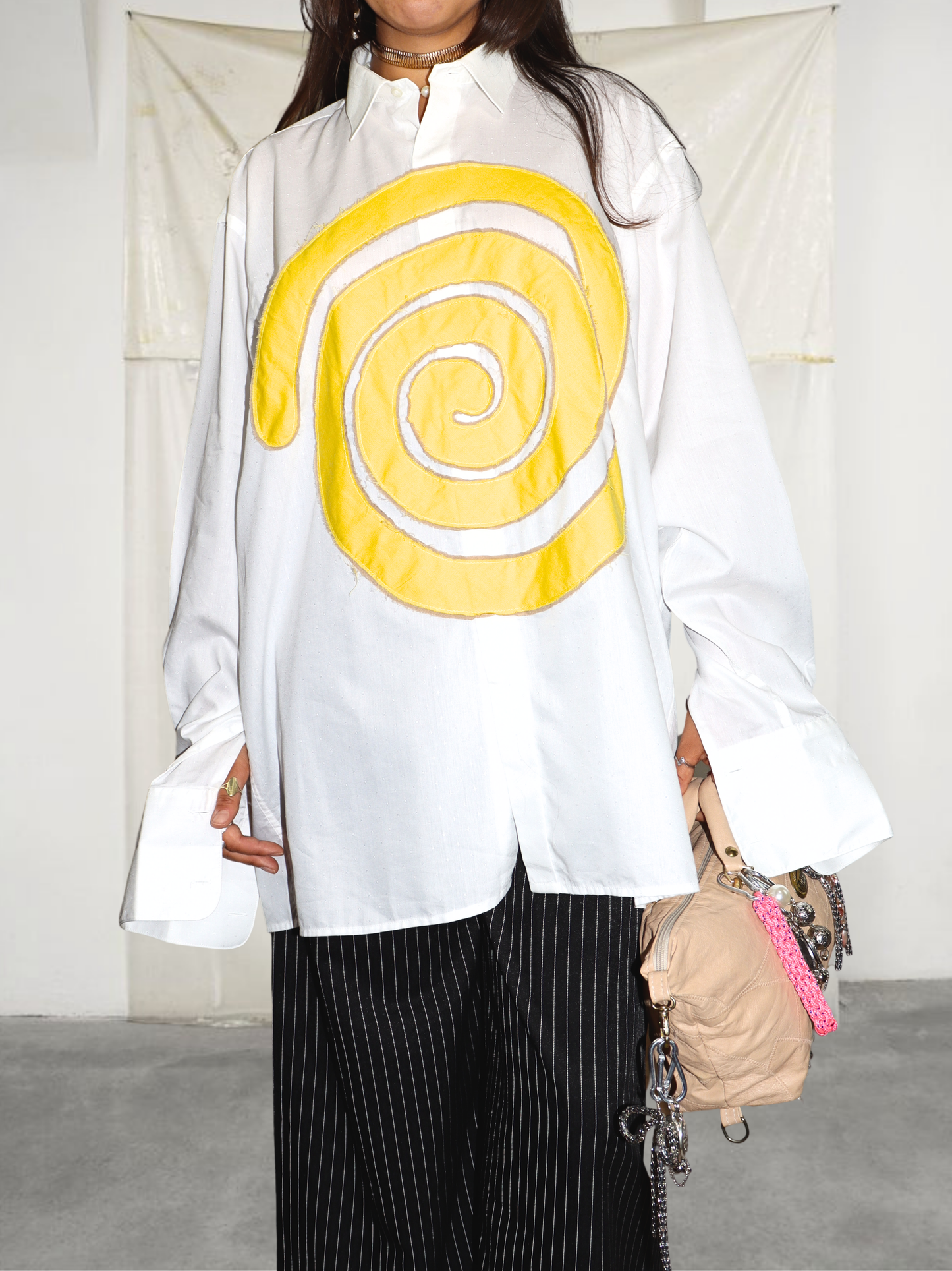 košeľa so špirálou