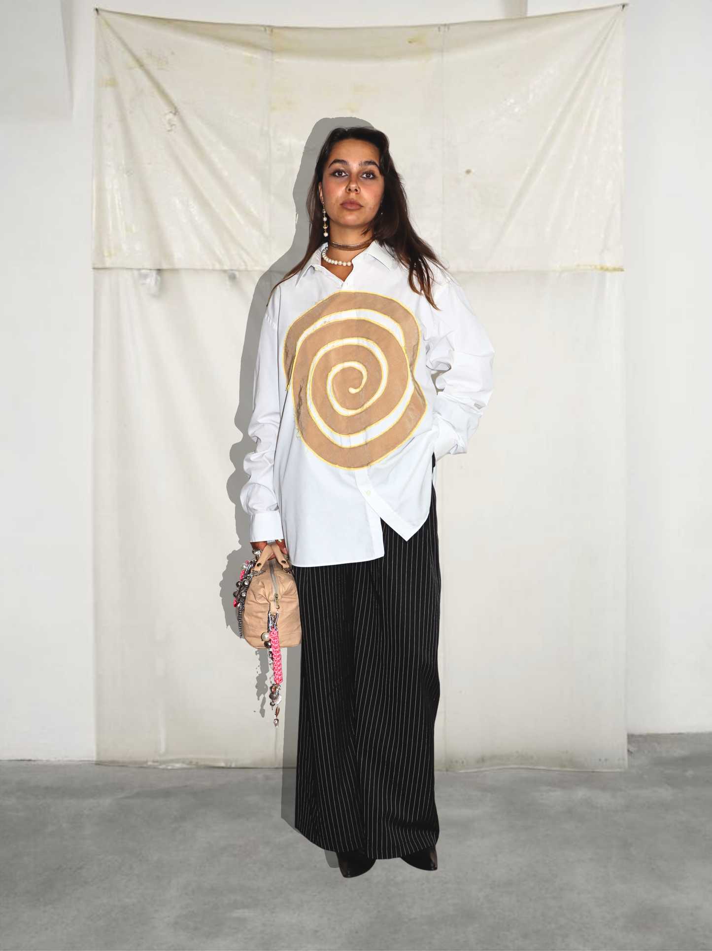 košeľa so špirálou