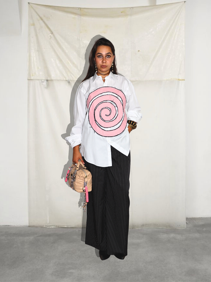 košeľa so špirálou